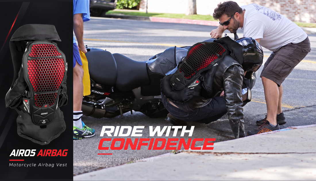 DUHAN AIR05 Upgraded Motorcycle Airbag Vest: Double Protection for the Unexpected