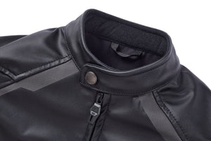 D-2168 Men's Leather Motorcycle Jacket