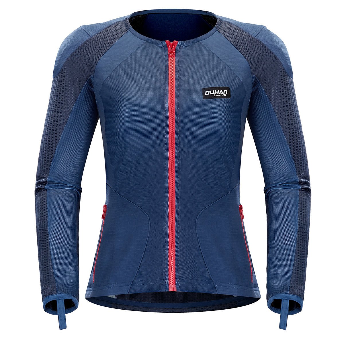 D-2232 Motorcycle Riding Suit Front View - Mesh Summer Protective Jacket