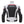 Motorcycle mesh jacket back detail - reflective strips for nighttime visibility